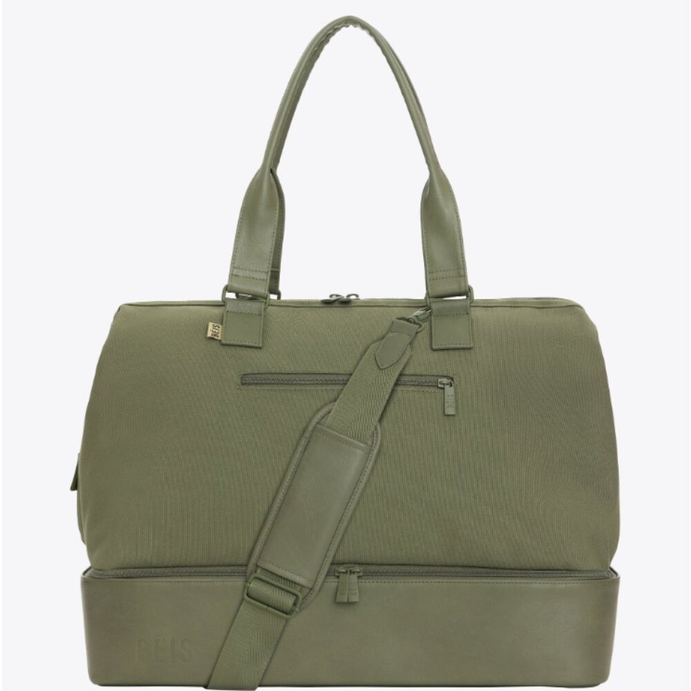 BEIS The Weekender Bag (Olive Green - Like New Condition)